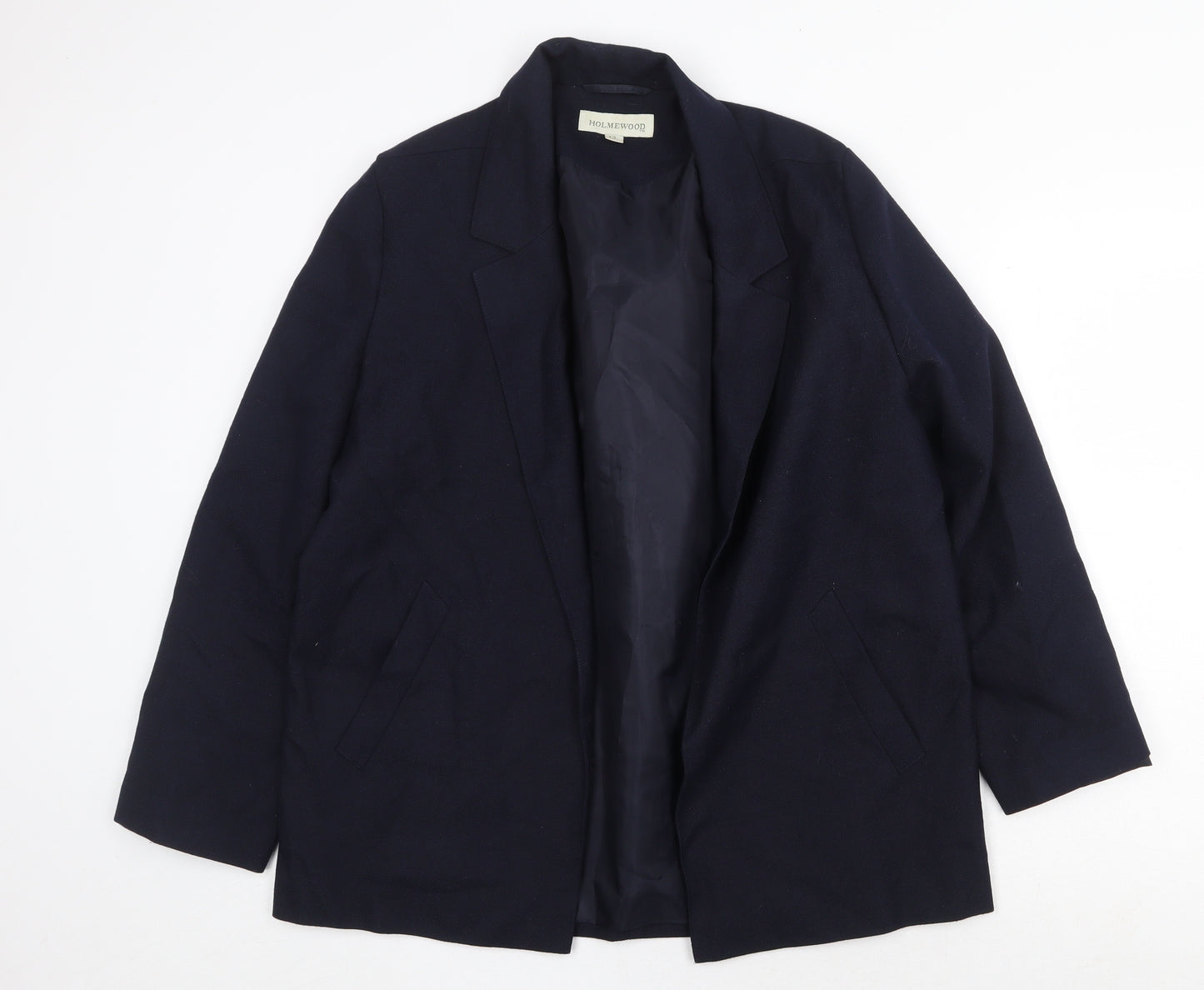 Holmewood Womens Blue Jacket Blazer Size 12