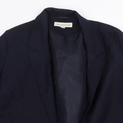Holmewood Womens Blue Jacket Blazer Size 12