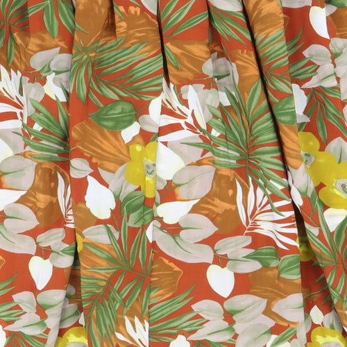 Preworn Womens Multicoloured Floral Polyester Tulip Skirt Size 18