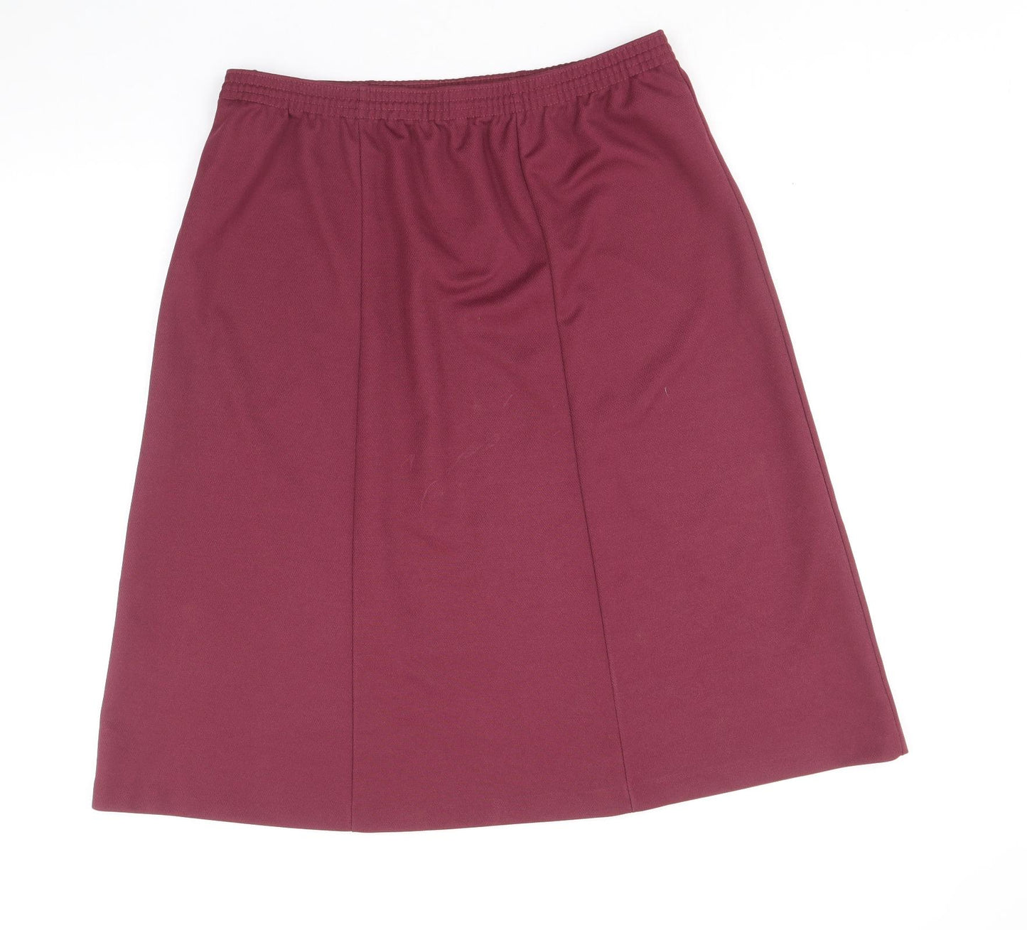 Slimma Womens Purple Polyester Straight & Pencil Skirt Size 18
