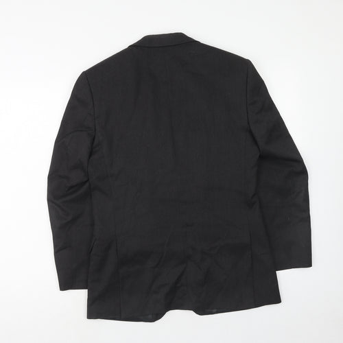 Burton Mens Grey Polyacrylate Fibre Jacket Suit Jacket Size 34 Regular