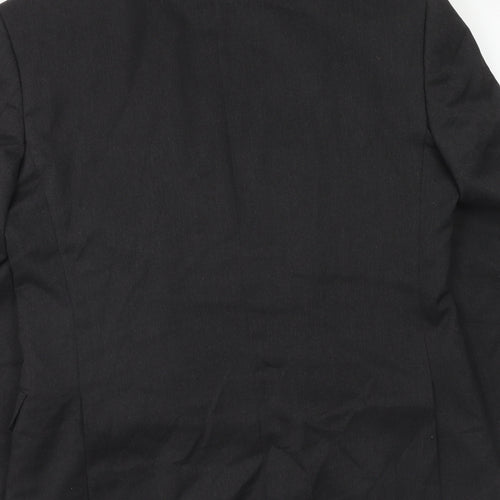 Burton Mens Grey Polyacrylate Fibre Jacket Suit Jacket Size 34 Regular