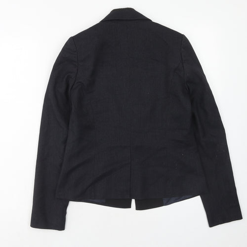 Atmosphere Womens Blue Polyacrylate Fibre Jacket Blazer Size 8