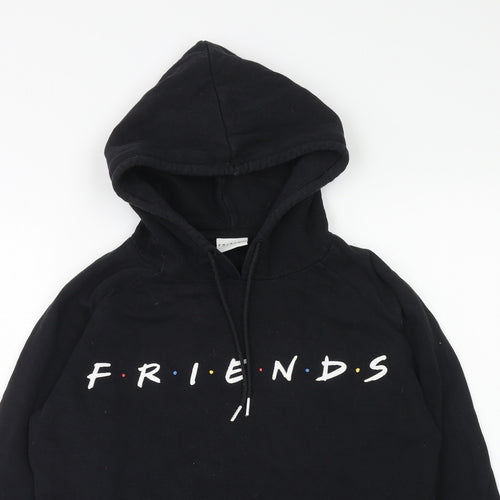 NEXT Womens Black Cotton Pullover Hoodie Size M Pullover - Friends