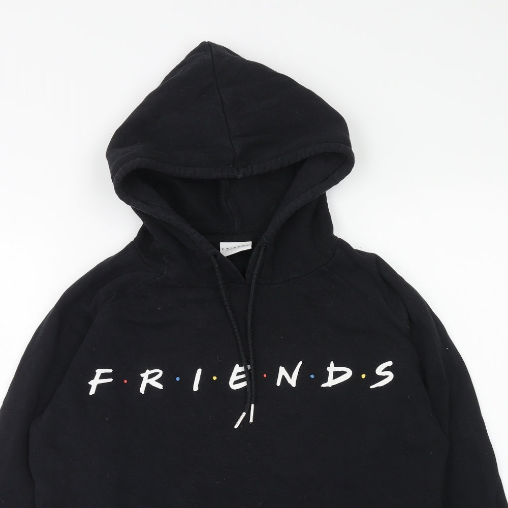 NEXT Womens Black Cotton Pullover Hoodie Size M Pullover - Friends