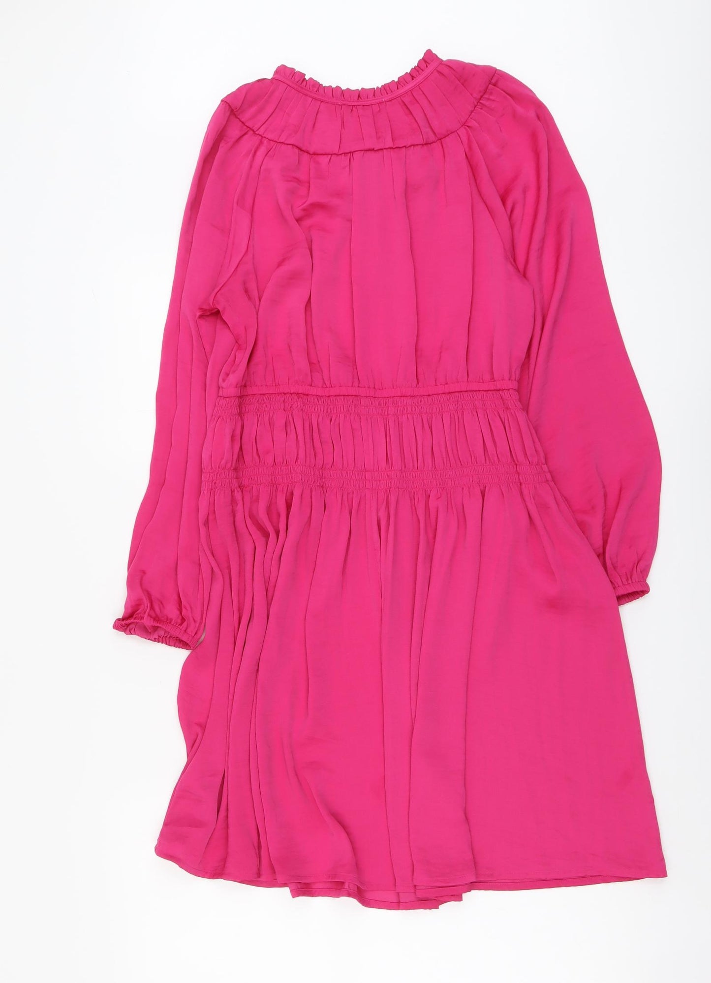 Per Una Womens Pink Polyester Trapeze & Swing Size 12 Round Neck Tie