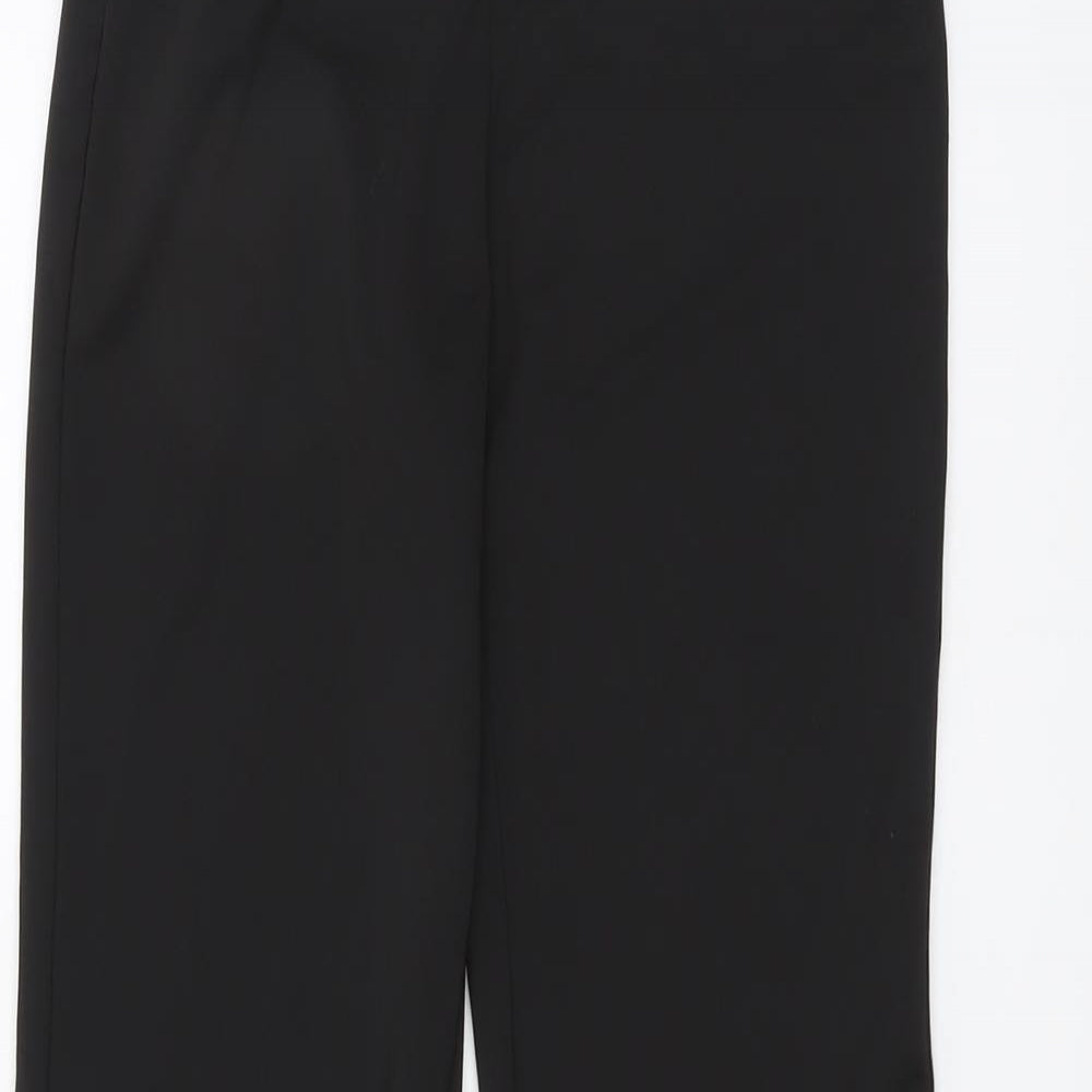 SheIn Womens Black Polyester Trousers Size M L32 in Regular