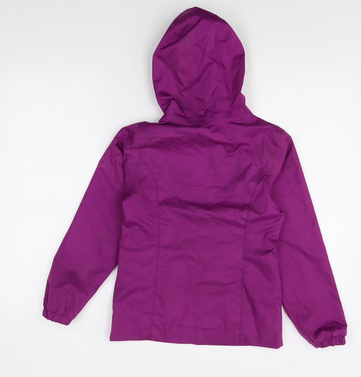 DECATHLON Girls Purple Windbreaker Jacket Size 10 Years Zip