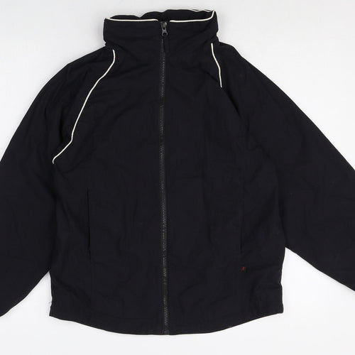 Trutex Womens Black Jacket Coat Size XS Zip