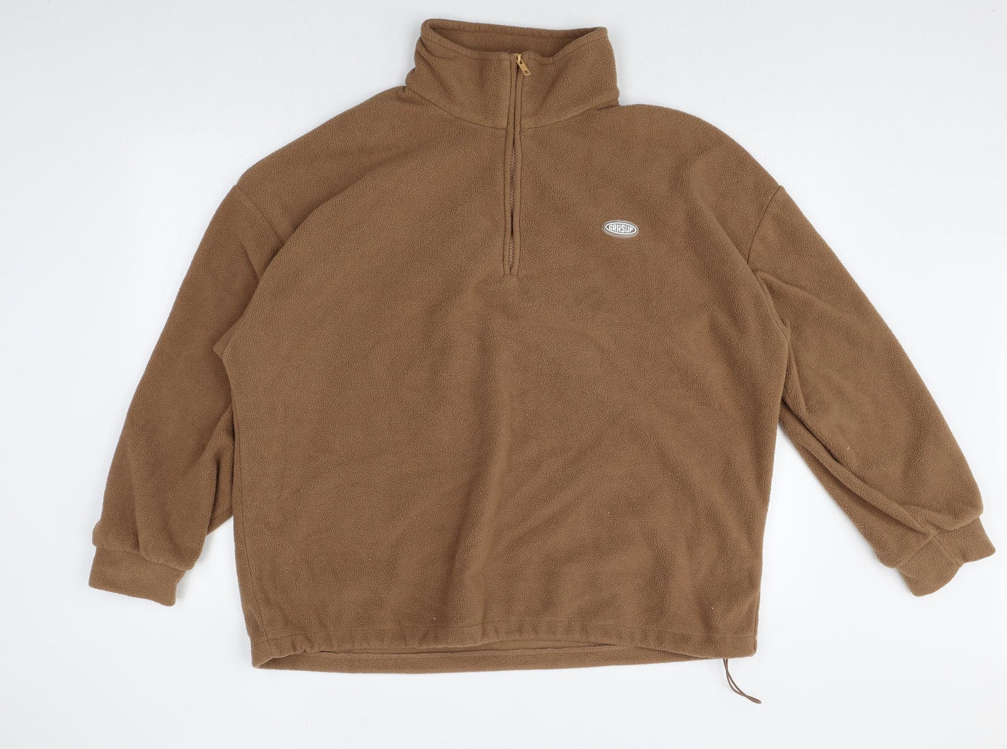 Dazy Mens Brown Polyester Pullover Sweatshirt Size XL