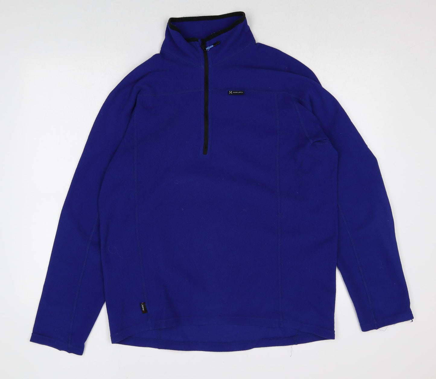 Haglofs Womens Blue Polyester Pullover Sweatshirt Size XL Zip