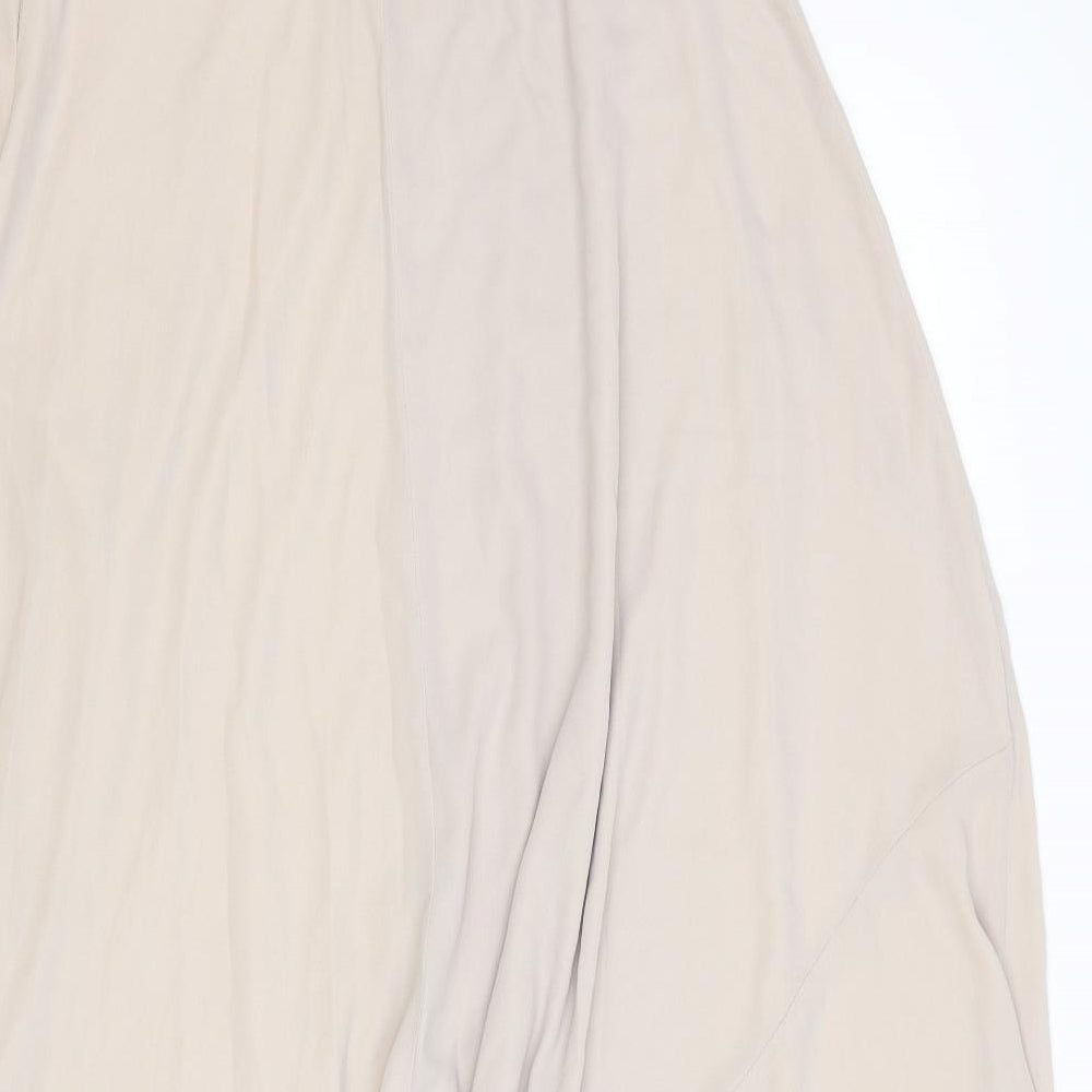 Mumu Womens Pink Polyester Maxi Skirt Size M Zip