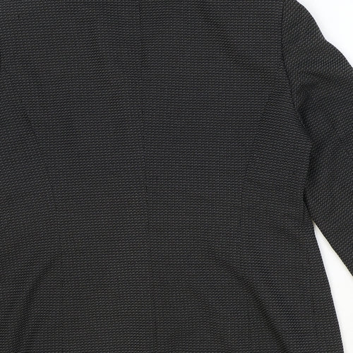 Gerry Weber Womens Black Polyester Jacket Blazer Size 16