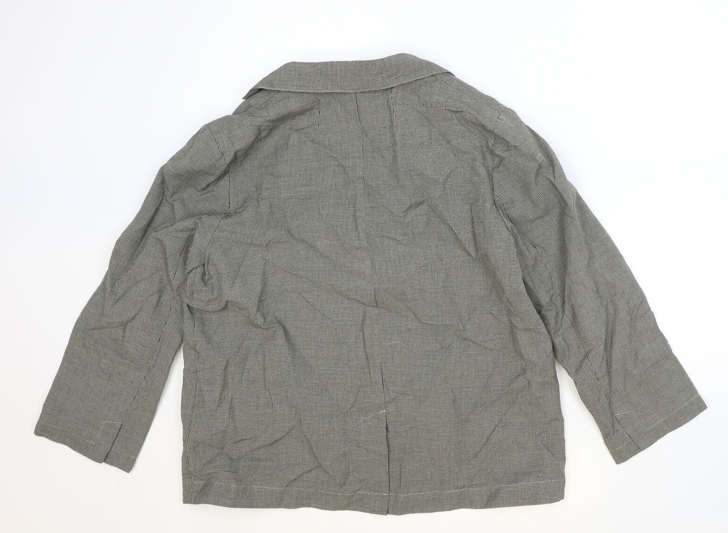Toast Womens Brown Cotton Jacket Blazer Size 14