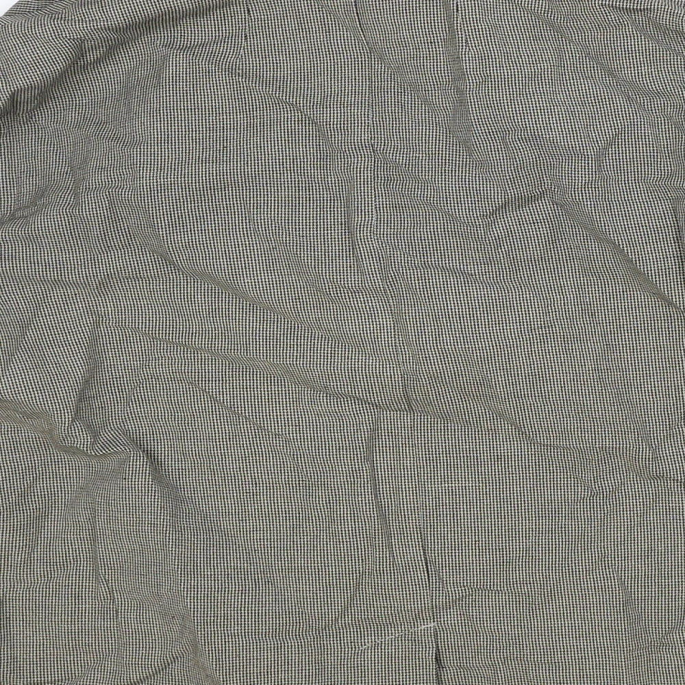 Toast Womens Brown Cotton Jacket Blazer Size 14