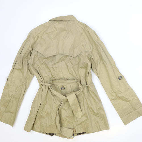 George Womens Brown Jacket Size 8 Button