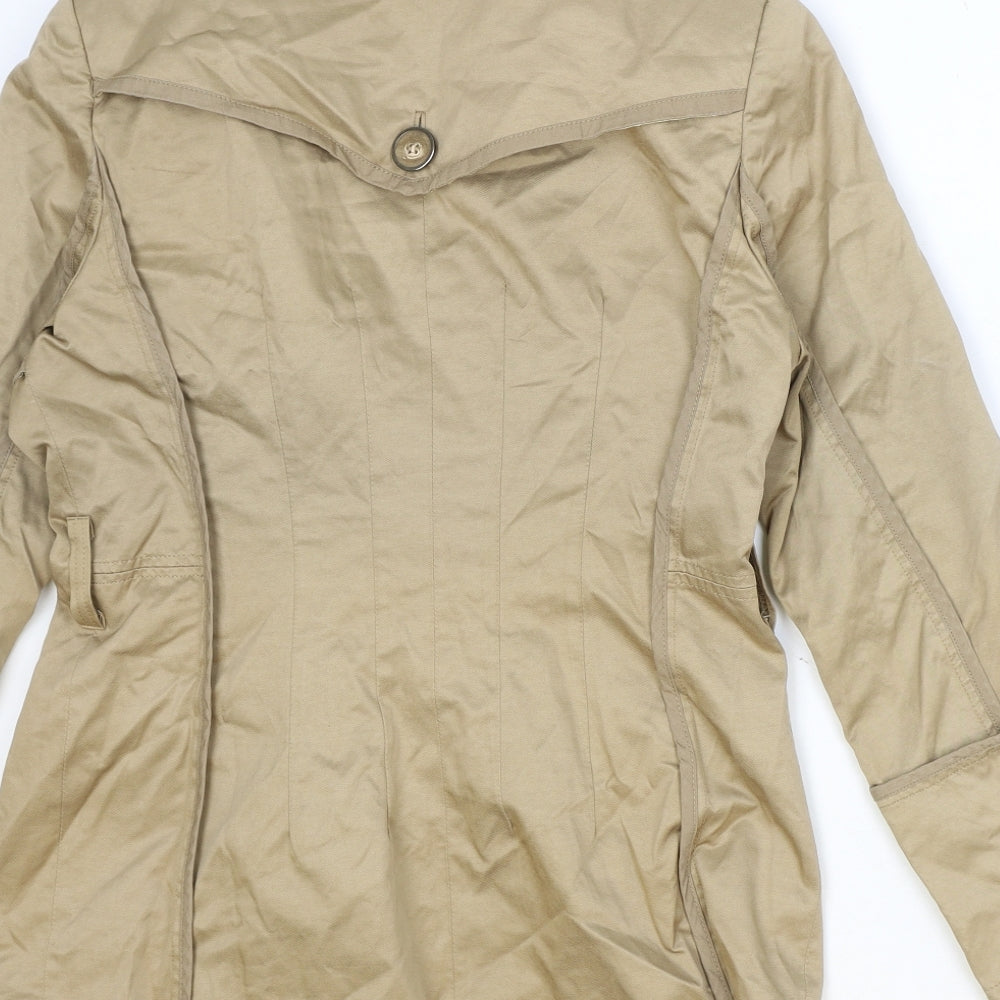 Jasper Conran Womens Beige Jacket Size 10 Button