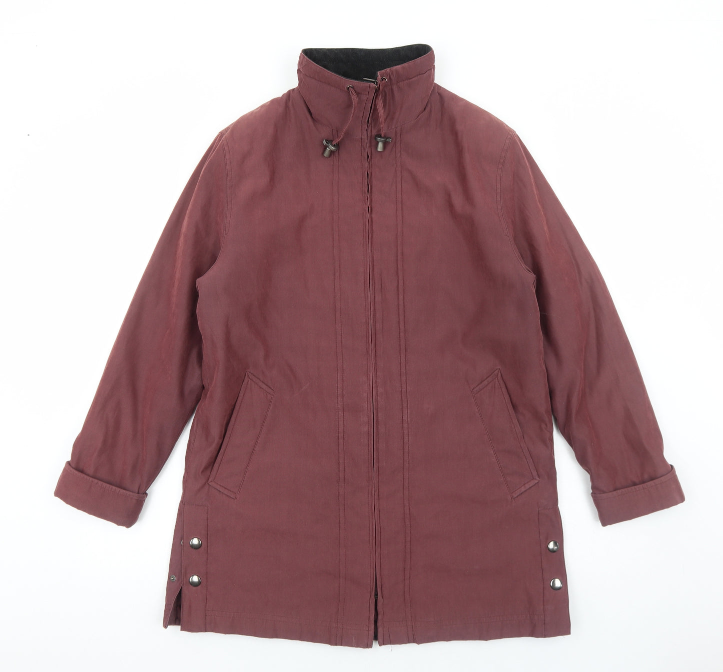 George Womens Red Jacket Size 12 Zip