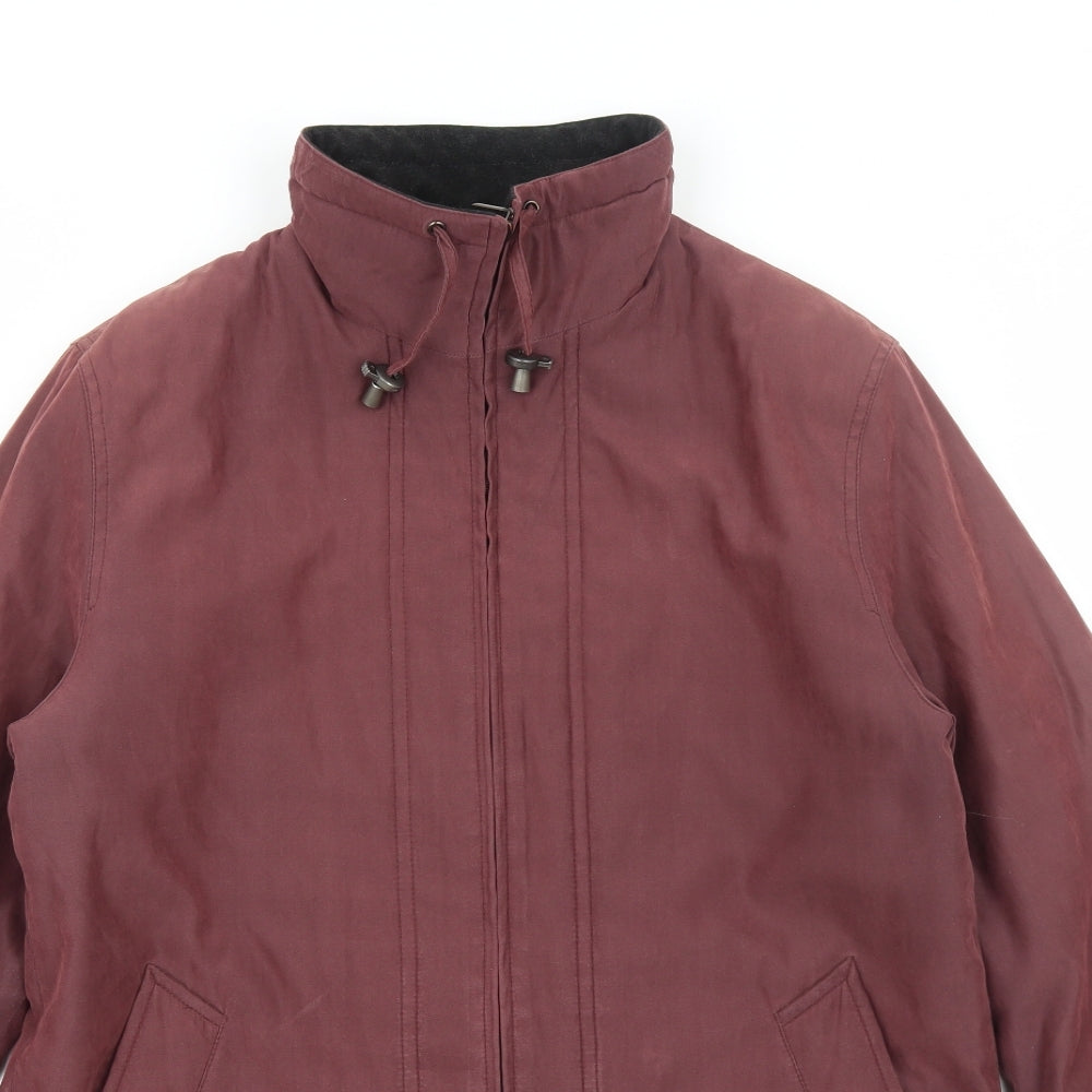 George Womens Red Jacket Size 12 Zip