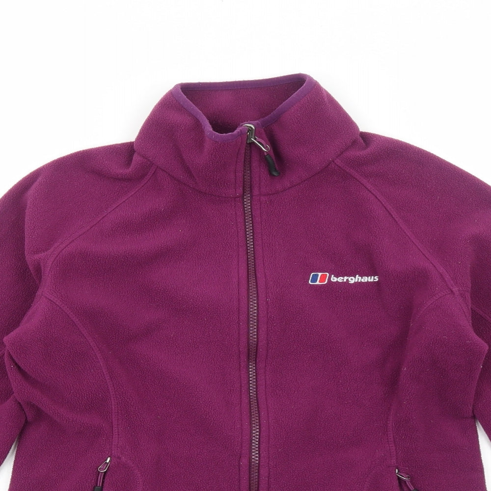 Berghaus Womens Purple Jacket Size 10 Zip