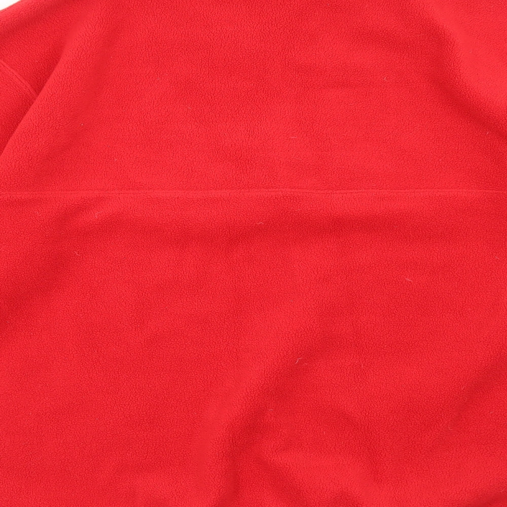 Disney Womens Red Polyester Pullover Sweatshirt Size M Pullover - Mickey Mouse Walt Disney World