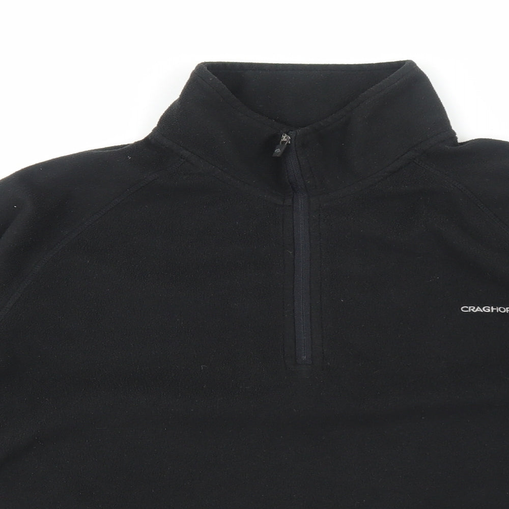 Craghoppers Mens Black Polyester Pullover Sweatshirt Size S