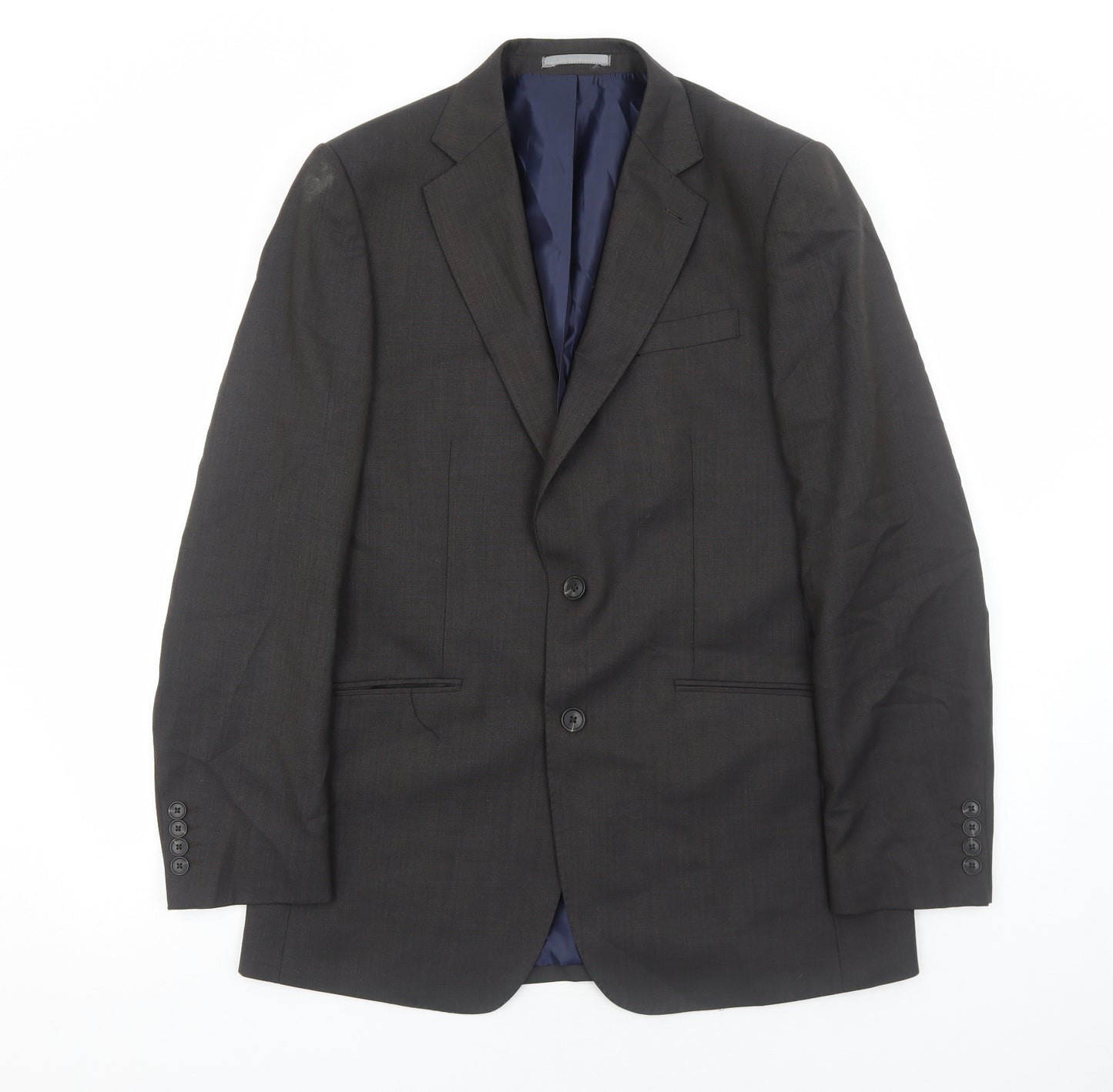 Marks and Spencer Mens Grey Wool Jacket Suit Jacket Size 38 Regular