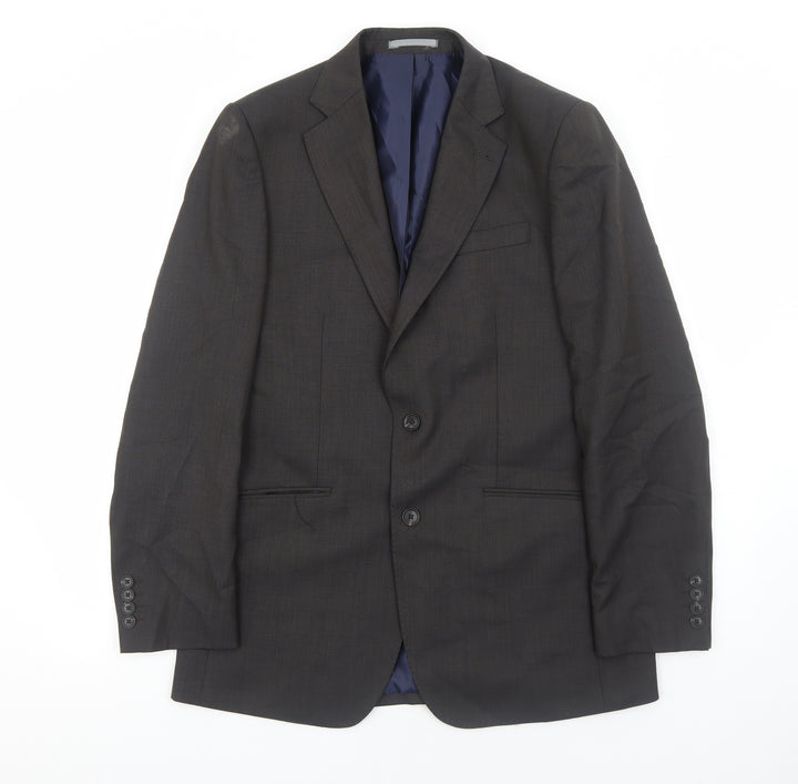 Marks and Spencer Mens Grey Wool Jacket Suit Jacket Size 38 Regular