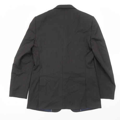 Marks and Spencer Mens Grey Wool Jacket Suit Jacket Size 38 Regular