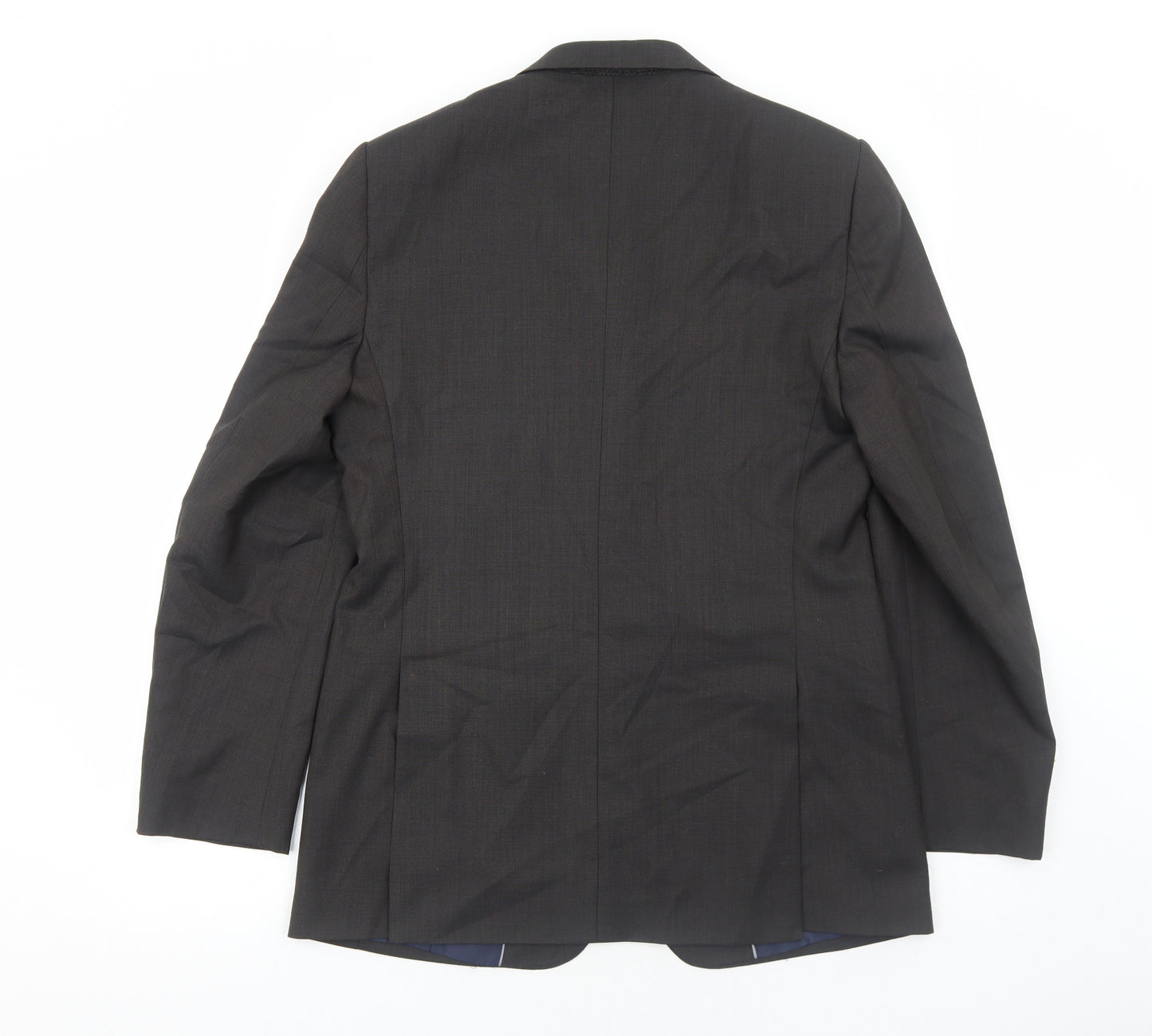 Marks and Spencer Mens Grey Wool Jacket Suit Jacket Size 38 Regular