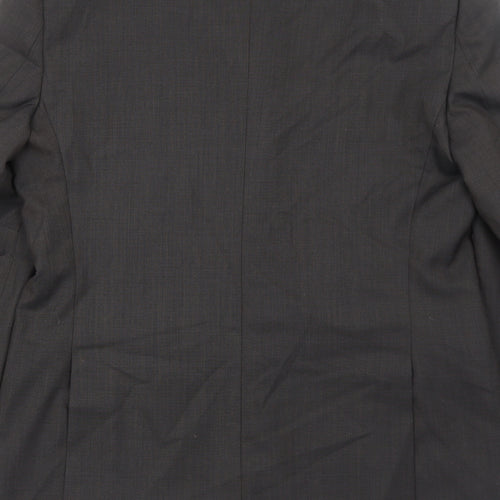 Marks and Spencer Mens Grey Wool Jacket Suit Jacket Size 38 Regular