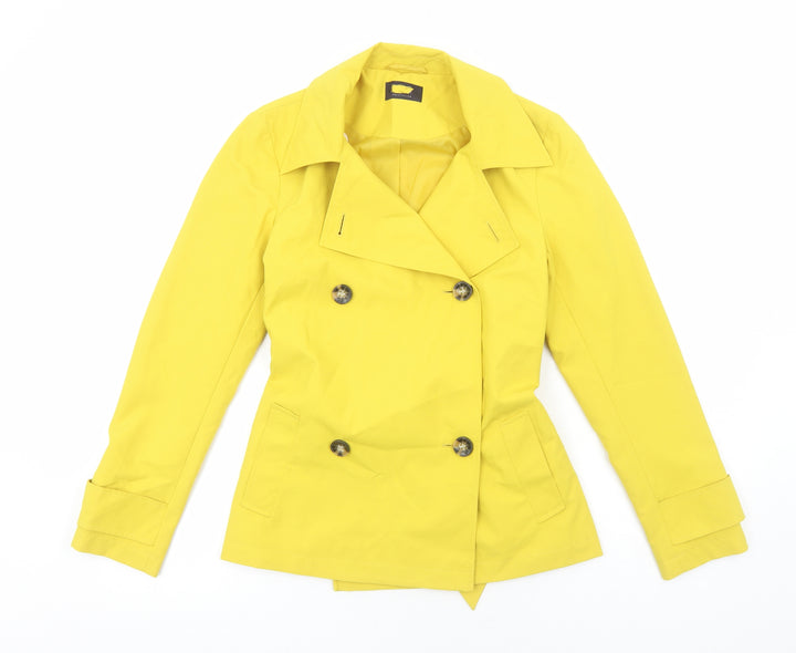 Marks and Spencer Womens Yellow Jacket Size 6 Button