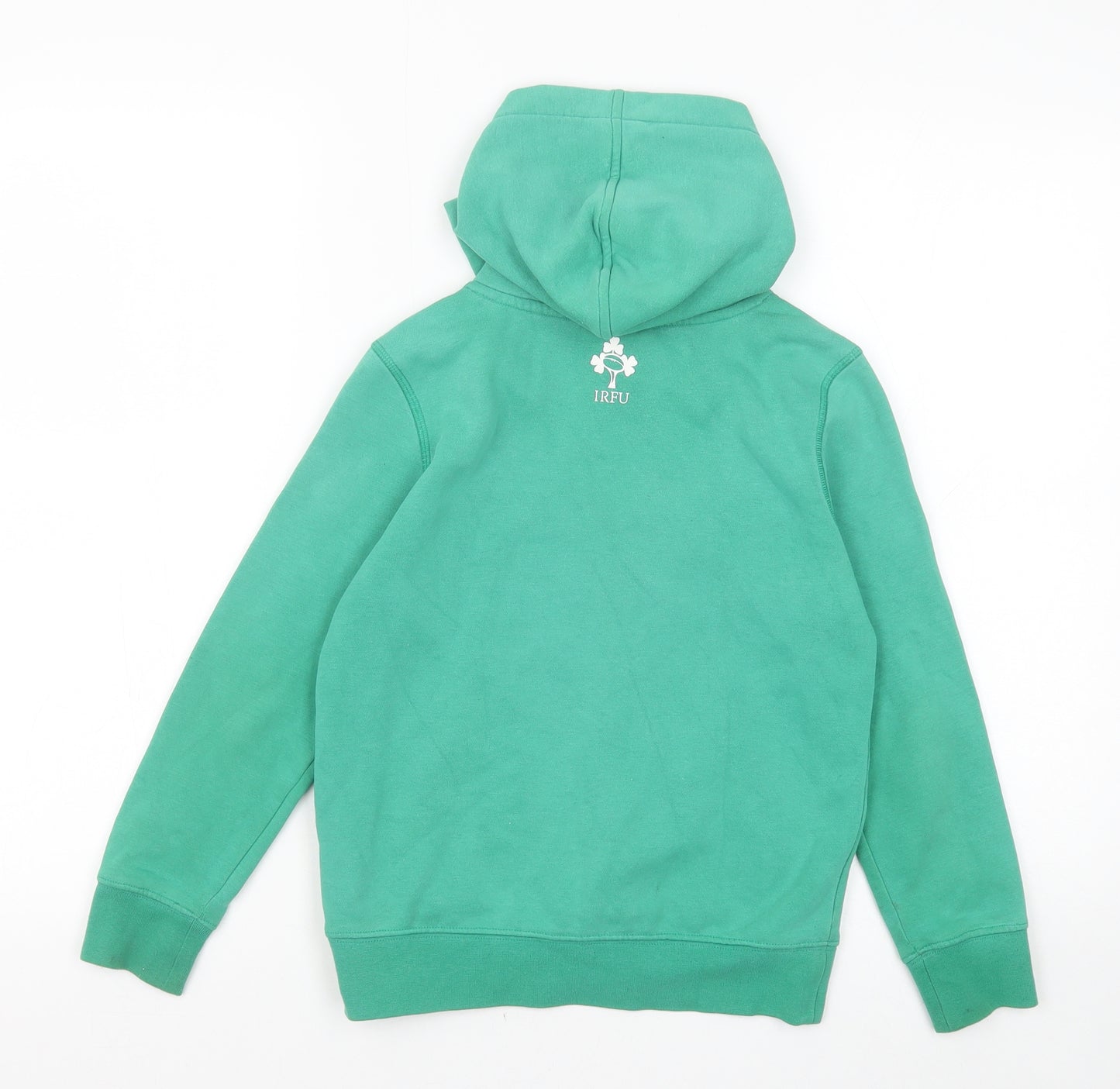 Canterbury Boys Green Cotton Pullover Hoodie Size 8 Years Pullover - Ireland