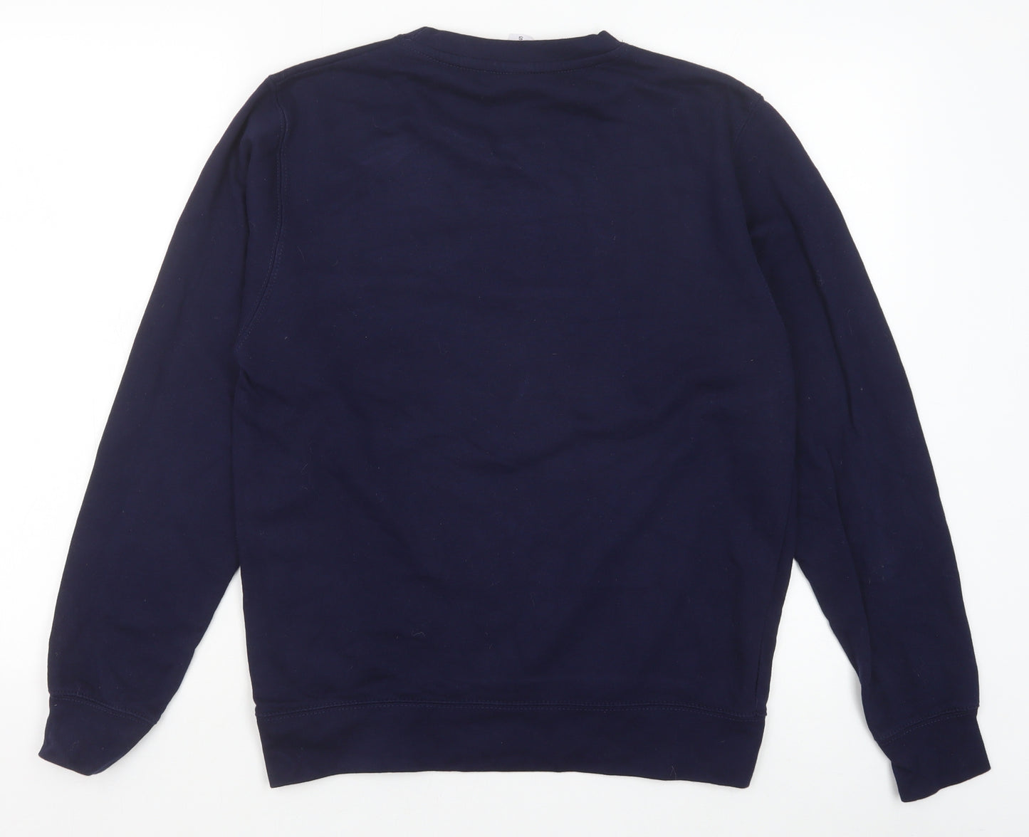Preworn Womens Blue Cotton Pullover Sweatshirt Size S Pullover - Reach for the Stars