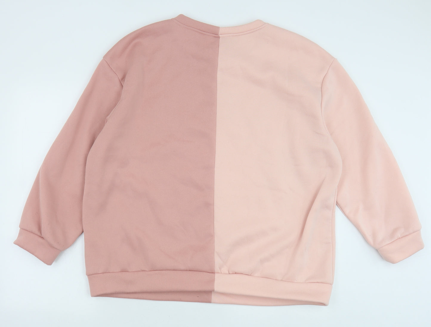 SheIn Womens Pink Polyester Pullover Sweatshirt Size 3XL Pullover - Brooklyn