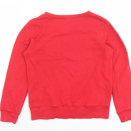 BSX Girls Red 100% Cotton Pullover Sweatshirt Size M Pullover - Music
