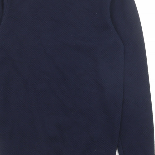 Matalan Mens Blue Cotton Pullover Sweatshirt Size S