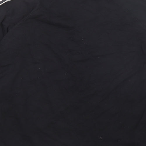 Kariban Mens Black Cotton Button-Up Size 2XL Collared Button