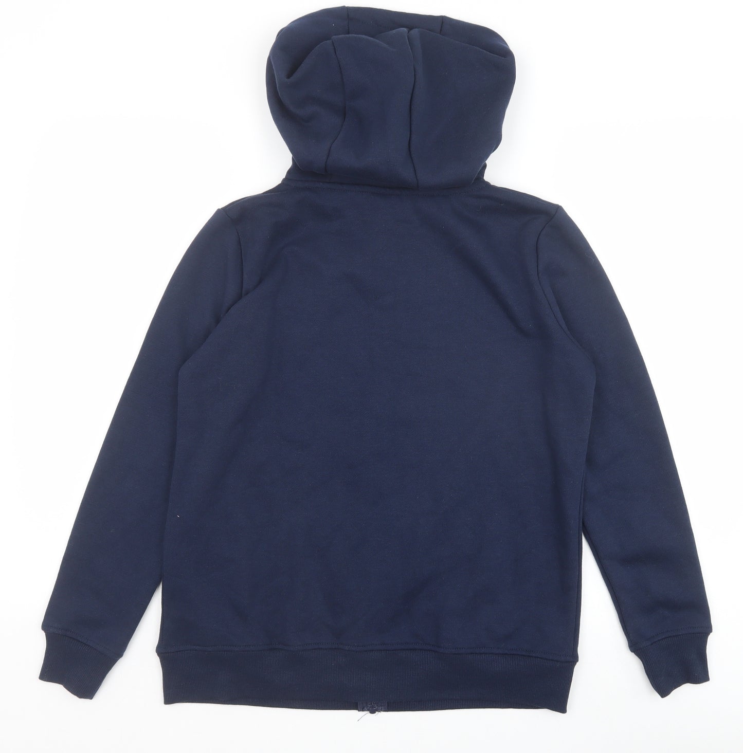 Euro Womens Blue Polyester Full Zip Hoodie Size 8 Zip - England Womans Football 2022