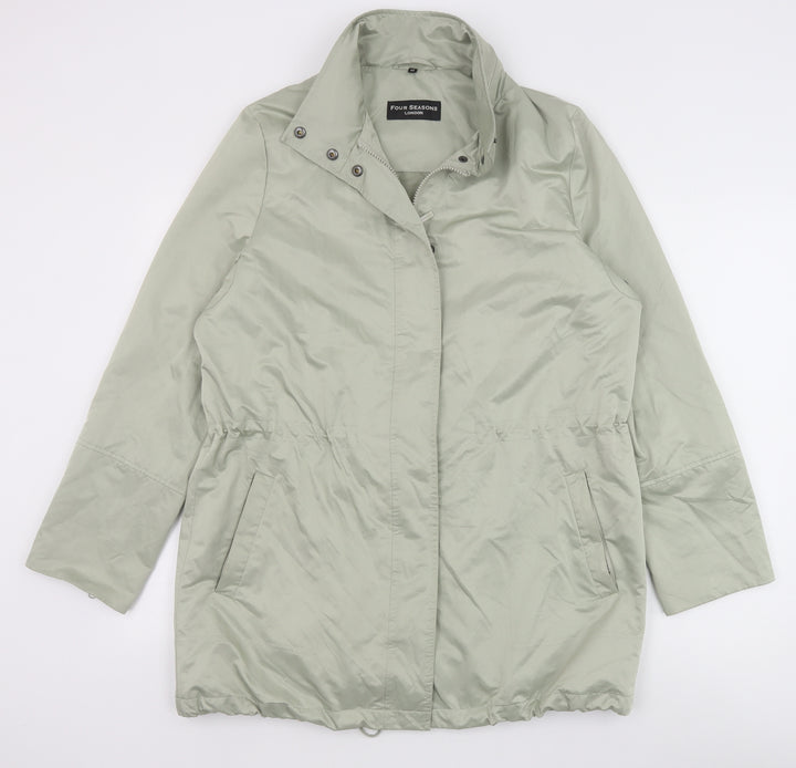 Four Seasons Womens Green Jacket Size M Zip