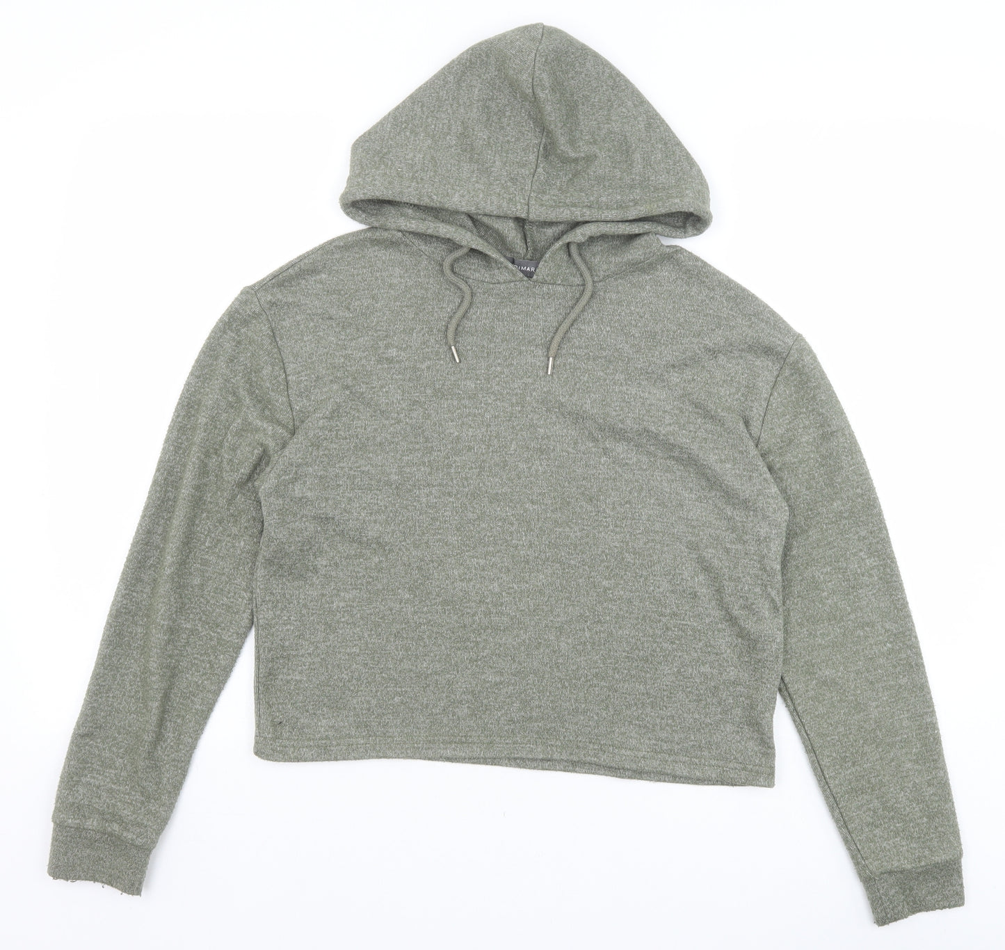 Primark Womens Green Viscose Pullover Hoodie Size XS Pullover