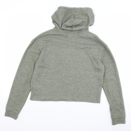 Primark Womens Green Viscose Pullover Hoodie Size XS Pullover