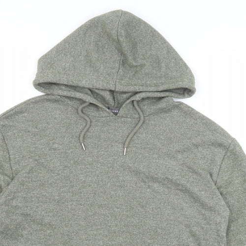 Primark Womens Green Viscose Pullover Hoodie Size XS Pullover