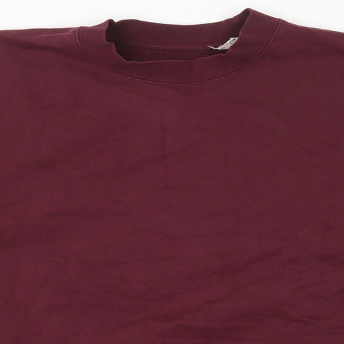 Fear of God Mens Red Cotton Pullover Sweatshirt Size XL - Essentials