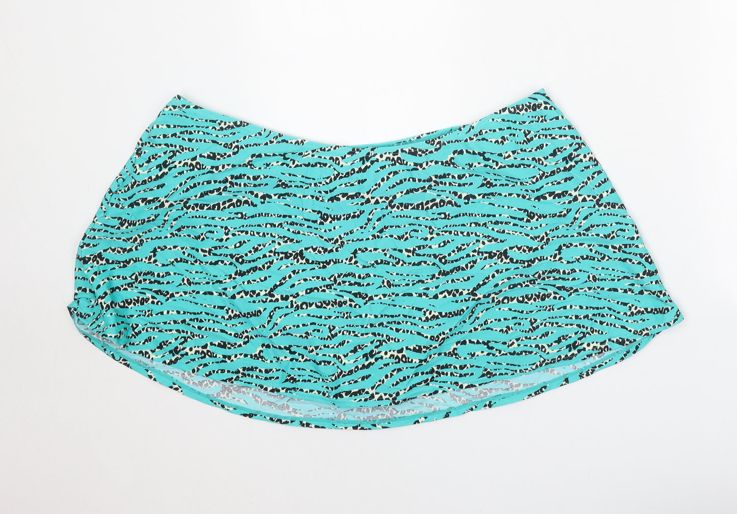 JD Williams Womens Blue Geometric Nylon Cover Up Size 20 - Skirt