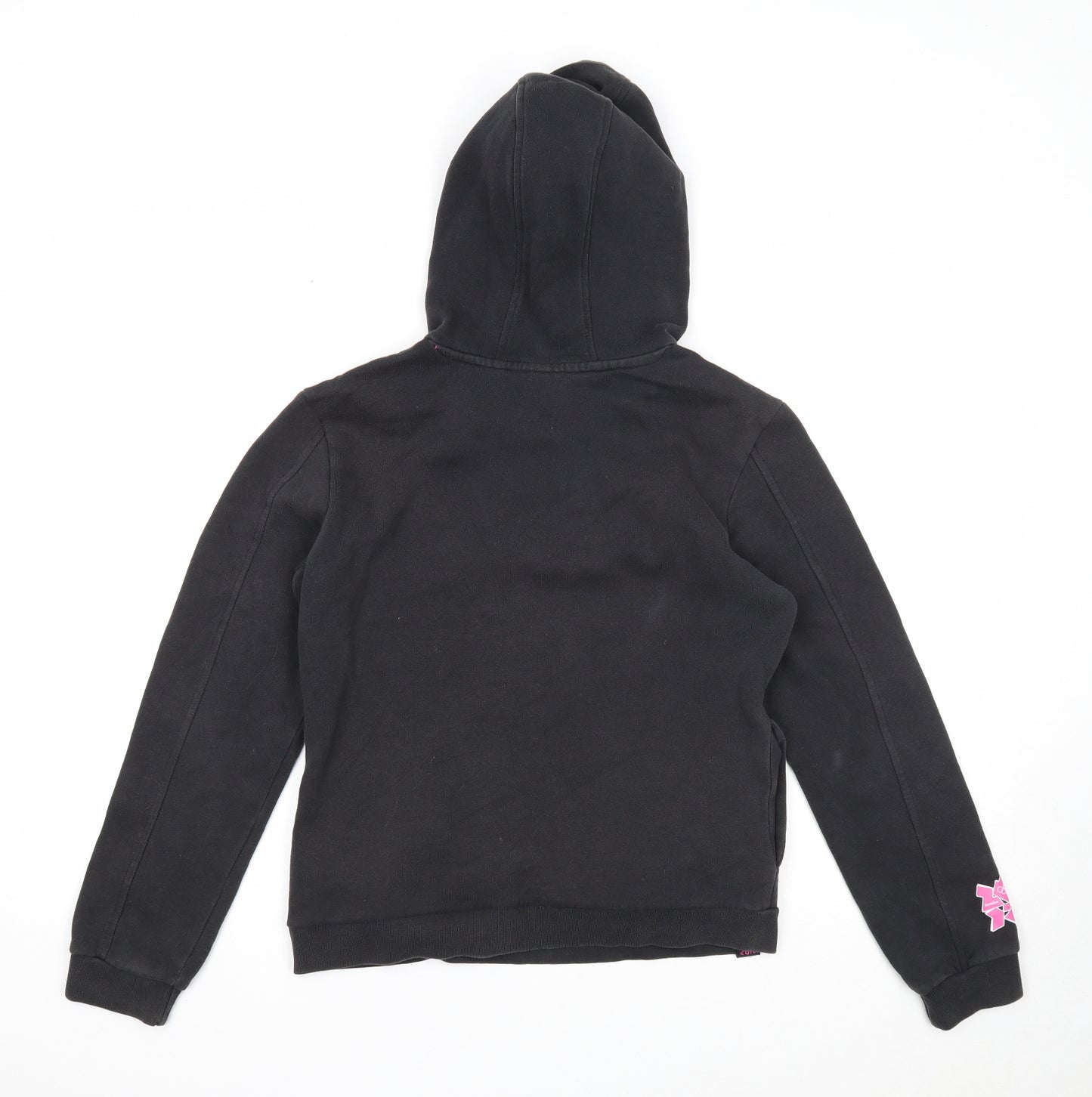 Preworn Womens Grey Cotton Pullover Hoodie Size 10 Pullover - London 2012