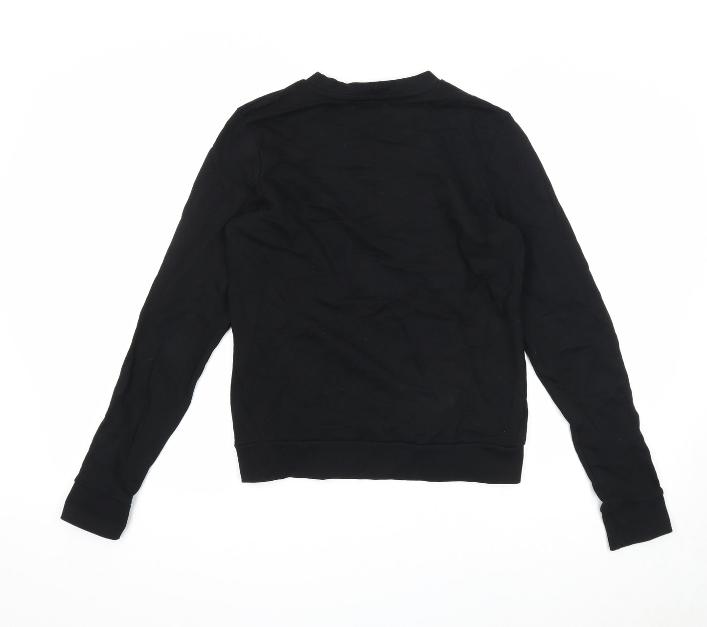 Warehouse Womens Black Cotton Pullover Sweatshirt Size XS Pullover - C'est La Vie