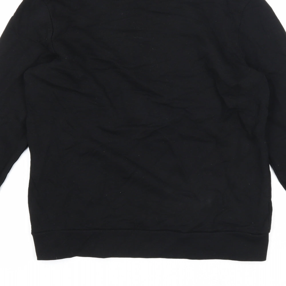 Warehouse Womens Black Cotton Pullover Sweatshirt Size XS Pullover - C'est La Vie