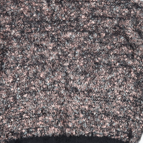 Marks and Spencer Womens Multicoloured Round Neck Acrylic Pullover Jumper Size 16