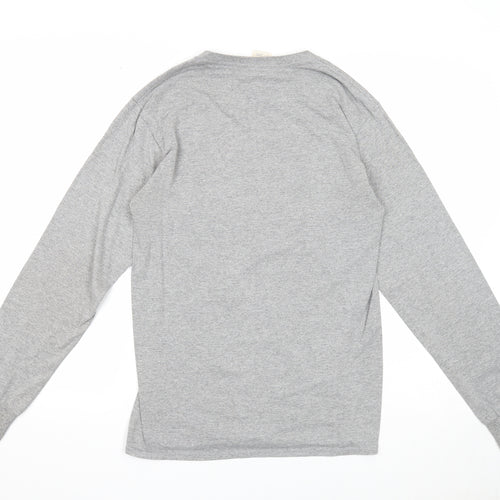 JERZEES Mens Grey Polyester Pullover Sweatshirt Size S - Trojans Volleyball